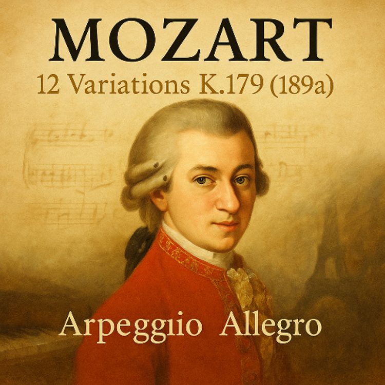 Mozart - 12 Variations K.179 (189a - Arpeggio Allegro