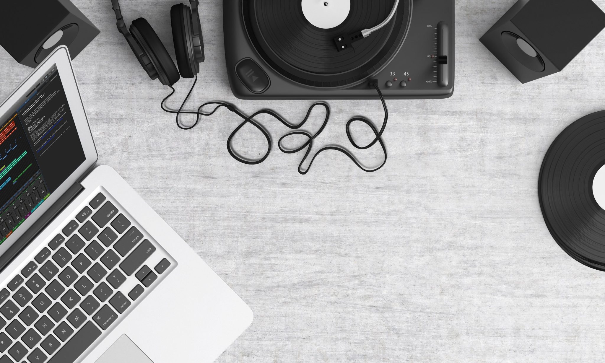 Studio de production musicale pour choisir une musique libre de droit pour YouTube